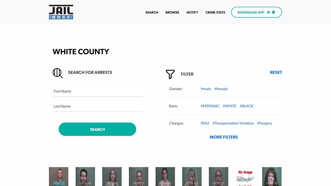 White County Jail Inmate Search and Mugshots | JailBase